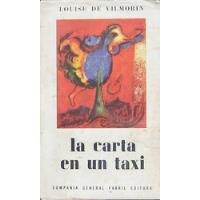 La Carta En Un Taxi  Louise De Vilmorin Novela segunda mano  Perú 