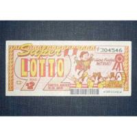 Antiguo Billete De Lotería Super Lotto 1992 Fiestas Patrias segunda mano  Perú 