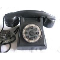 Mundo Vintage: Antiguo Telefono Boton Baquelita Negra Tyo segunda mano  Perú 