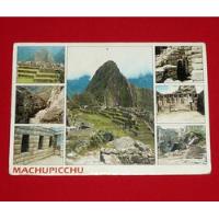 Antigua Postal Machu Picchu Muros Incas Fuentes Templo 1988, usado segunda mano  Perú 