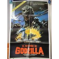 Poster Gojira Godzilla The Legend Is Reborn Raymond Burr segunda mano  Perú 