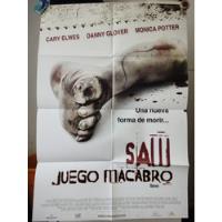 Poster Juego Macabro Saw Cary Elwes Danny Glover Moni Potter segunda mano  Perú 