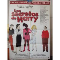 Poster Los Secretos De Harry Woody Allen Demi Moore 1997, usado segunda mano  Perú 