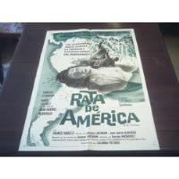 Poster Original Le Rat D'amerique Rat Trap Marie Laforet '63 segunda mano  Perú 
