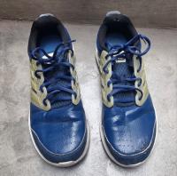 Zapatillas adidas Azules Tipo Cuero Talla 9.5uk, 10us, 43., usado segunda mano  Perú 