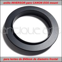 A64 Anillo Inversor Lentes De 49mm Para Canon Eos Mount segunda mano  Perú 