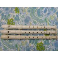 Meonli: Antigua 3 Flautas Dulce Lote  Beige, usado segunda mano  Perú 