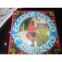 Usado, Disco De Vinyl Lp 33 Rpm Sabor Criollo De Amaranto segunda mano  Perú 