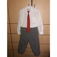 Terno Niño 3 Años T8 Usado 3 Piezas Camisa Corbata Pantalón , usado segunda mano  Perú 