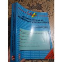 Usado, Libro Schaum Introduccion A Las Matematicas Universitarias segunda mano  Perú 