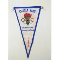Banderín  Escuela Naval  Olimpiadas 1968Perú  segunda mano  Perú 