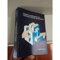 Libro Diseño Y Evaluacion Proyectos De Inversion Carbonel segunda mano  Perú 