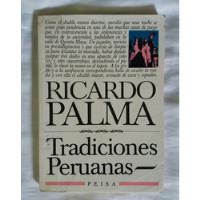 Tradiciones Peruanas Ricardo Palma Libro Original Oferta  segunda mano  Perú 