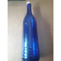 Botella Vacía Decorativa Azul Cobalto 750ml, usado segunda mano  Perú 