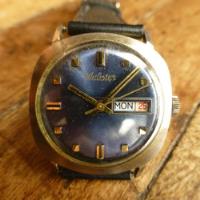 Webster Reloj Suizo Antiguo Cuerda Azul Calendario  26620swt, usado segunda mano  Perú 
