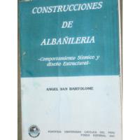 Construcciones De Albañilería: Comportamiento Sísmico  segunda mano  Perú 