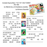 Dante42 Completa Figuras Album Tu Y Yo Walt Disney 1992 segunda mano  Perú 