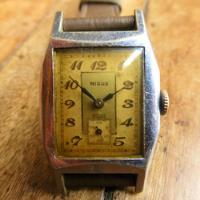 Nisus Rectangular Art Deco Reloj Caballero Antiguo 28121swt, usado segunda mano  Perú 
