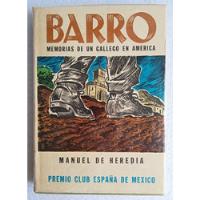 Libro Barro De Manuel De Heredia Año 1960, usado segunda mano  Perú 