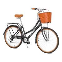 Bicicleta Monark Turquesa City 6v- Color Negro segunda mano  Santiago de Surco