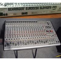 Consola Behringer Eurodesk Sl2442fx-pro segunda mano  Surquillo