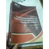 Libro Fundamentos Para La Dirección De Proyectos Pmbok, usado segunda mano  Perú 