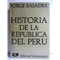 Historia De La República Del Perú 1822-1933 J Basadre Tomo 5 segunda mano  Perú 
