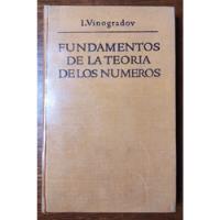 Fundamentos De La Teoría De Números Vinogradov Aritmetica segunda mano  Perú 