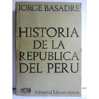 Historia De La República Del Perú 1822-1933 J Basadre Tomo 2 segunda mano  Perú 