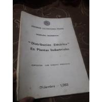 Usado, Libro Distribución Eléctrica En Plantas Industriales Vasquez segunda mano  Perú 