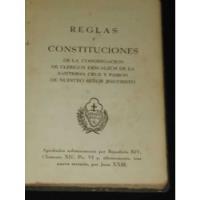 Reglas Y Constituciones De Clerigos segunda mano  Perú 