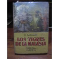 Libro Los Tigres De La Malasia De Emilio Salgari 1948 segunda mano  Perú 
