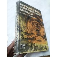 Usado, Libro Excavaciones Subterraneas En Roca Hoek Brown segunda mano  San Martín de Porres