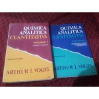 Libro Química Analítica Cuantitativa 2 Tomos Arthur  Voguel segunda mano  San Martín de Porres
