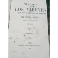 Memorias De Los Virreyes Tomo 5 - Teodoro Croix 1859 segunda mano  Perú 