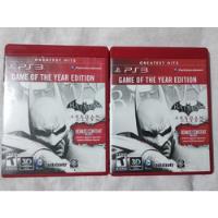 Batman Arkham City Game Of The Year Goty Del Año Juegos Ps3 segunda mano  Perú 