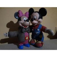  Antiguos Muñecos  De 1969 Mickey Mouse Y Minnie Disney  segunda mano  Perú 