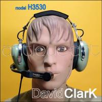 A64 Audifono Aviador David Clark H3530 Microfono Piloto segunda mano  Santiago de Surco