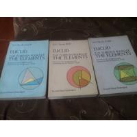 Libro Los Trece Libros De Los Elementos Euclides 3 Tomos segunda mano  Perú 