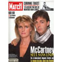 Paul Mccartney & Linda Revista Paris Match(1998) The Beatles segunda mano  Perú 