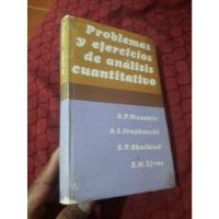 Libro Mir Problemas Y Ejercicios De Analisis Cuantitativo Mu, usado segunda mano  Perú 