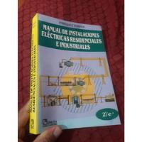 Libro Manual Instalaciones Electricas Residenciales Harper segunda mano  Perú 