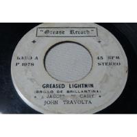 Jch- John Travolta Grease Lightnin Rock 45 Rpm segunda mano  Perú 