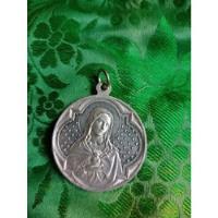 Medalla Religiosa Sagrados Corazones Antigua  segunda mano  Perú 