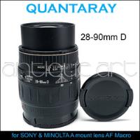 A64 Lente Quantaray 28-90mm Sony Minolta Af Mount Zoom Macro segunda mano  Perú 