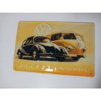 7k Volkswagen Afiche Metalico Aleman Coleccion Vintage, usado segunda mano  Perú 