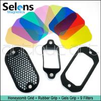 A64 Grid Honeycomb Grilla Flash Selens 9 Filtros Color Magmo segunda mano  Perú 