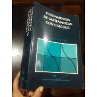 Libro Fundamentos De Matemáticas Con Cálculo Washington  segunda mano  Perú 