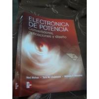 Usado, Libro Electronica De Potencia Convertidores Diseño Mohan segunda mano  Perú 