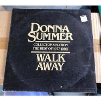Usado, Antiguo Disco Vinil Lp Donna Summer Walk Away Collectors Edi segunda mano  Perú 
